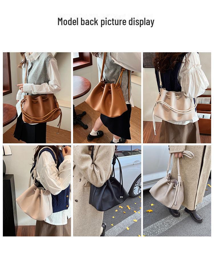 2025 Sac à main nuage plissé tendance pour femme à grande capacité pour le trajet quotidien