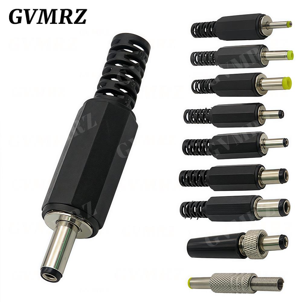 10PCS DC Connectors 5.5x2.1mm 3.5x1.3mm DC Power Plug Male Female Jack Socket Panel Mount DC Power Adapter Connector 5.5*2.1