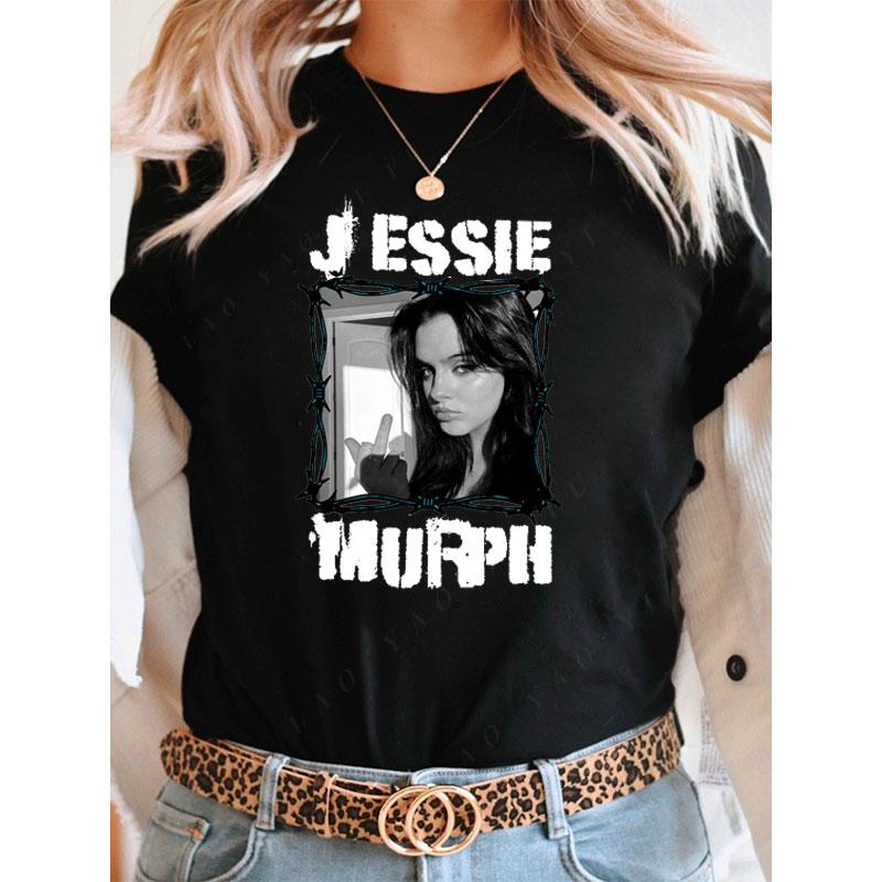 Ropa De Mujer Jessie Murph Essential T Shirt Novelty Trend Boyfriend Gift Y2k Clothes T Shirt Unisex Fashion Camisetas Tee Tops
