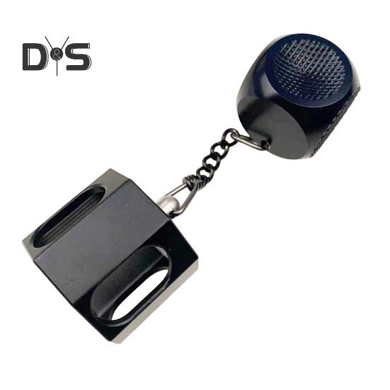 

Держатель для мела для бильярдного кия, алюминиевый, 2 в 1, наконечник для бильярдного кия, инструмент для прокалывания, чехол для мела для снукера, аксессуары чёрный