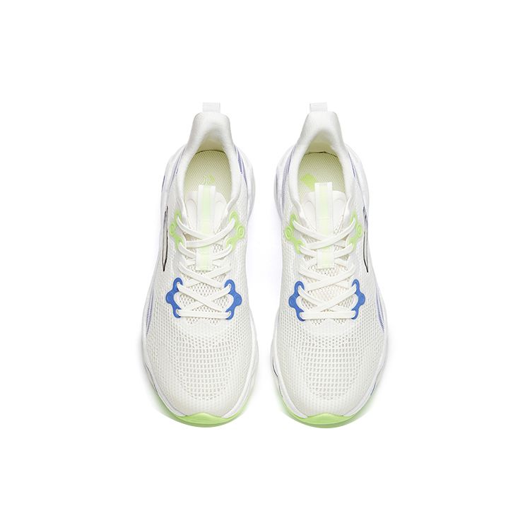 Anta Mars Foam Lightweight Durable Low-Top Running Shoes Men Sneakers White Purple 112225582-2
