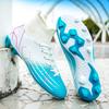 New Professional High Top Football Shoes Artificial Grass Leather Youth Students Training Soccer Shoes for Men And Women Sports