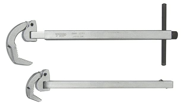 Top Industrial Washbasin and Sink Wrench and Telescopic for and Made in Japan (TOP) Set, 10-32mm 30-50mm Openings, Three-Stage Handle, Renovations,