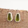 Peridot Stone Sterling Silver Handcrafted Hook Drop Best Sisters Gift Earrings EE-137-7