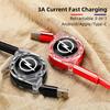 Chargeur Rapide de Voiture Micro USB Type-C Câble de Chargement Rapide 3-en-1 Pour Opel Astra Grandland Corsa Mokka Frontera Insignia Zafira