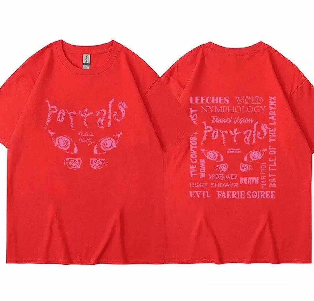 Melanie Martinez Portals Tour 2023 T Shirt Unisex Women Fashion Aesthetic Harajuku Hip Hop T-Shirt Oversized 100% Cotton Streetwear Unisex