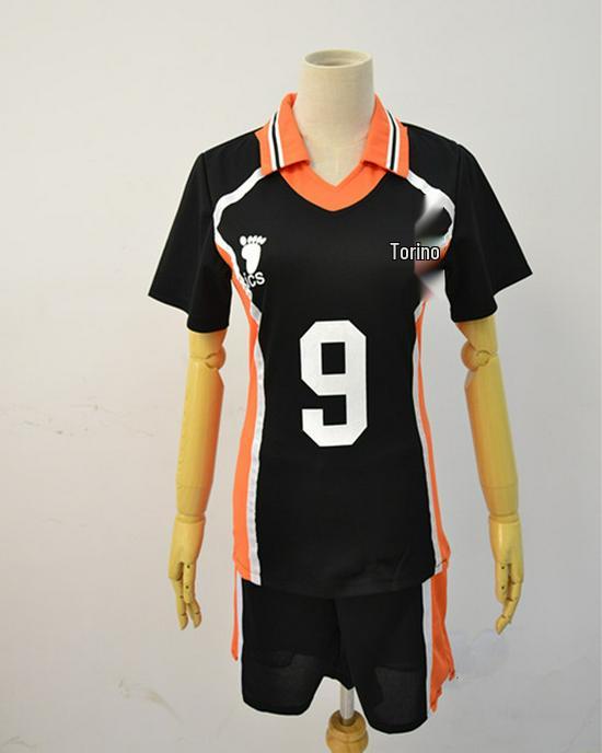 Haikyuu!! Cosplayový dres volejbalového týmu střední školy Karasuno