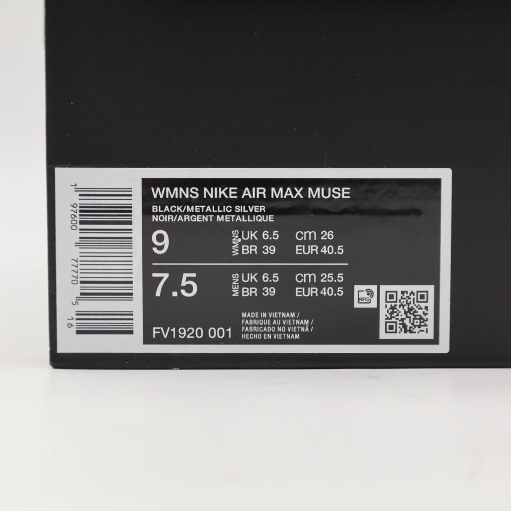 FV1920-001 Nike Women's Air Max Muse Black Metallic Silver (Women's)