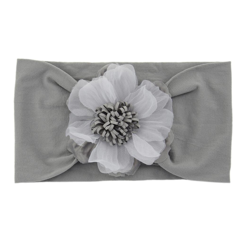 Mesh Sunflower Nylon Headgear Baby Hair Accessories Children'S Headband Infant Soft Headband Stockings Headband