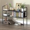 Huxiansen Kitchen Storage Rack, Under-Sink Organizer, Multi-Layer Extendable Cabinet Shelf, Countertop Pot Rack, Storage Shelf