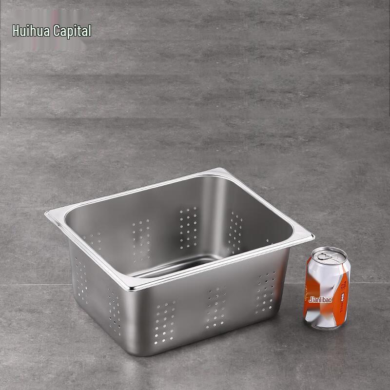 HUIHUADU Stainless Steel Perforated Gastronorm Pans & Covers