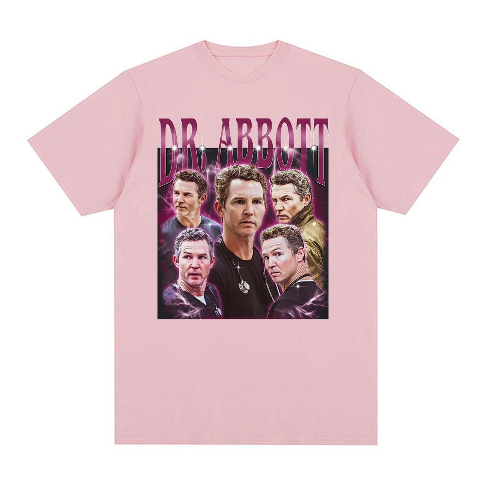 Dr. Abbott Unisex Vintage 90s T Shirts Unisex Women Fashion Oversized O-Neck T-shirts Hot Sale Casual Comfort Short Sleeves T Shirt