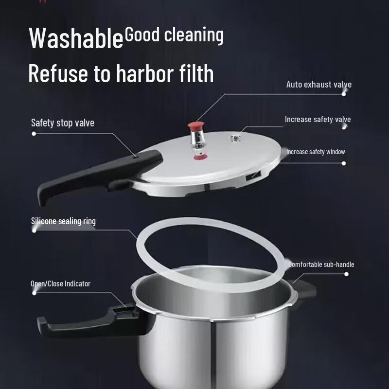 SUPOR 304 Stainless Steel 7L Pressure Cooker