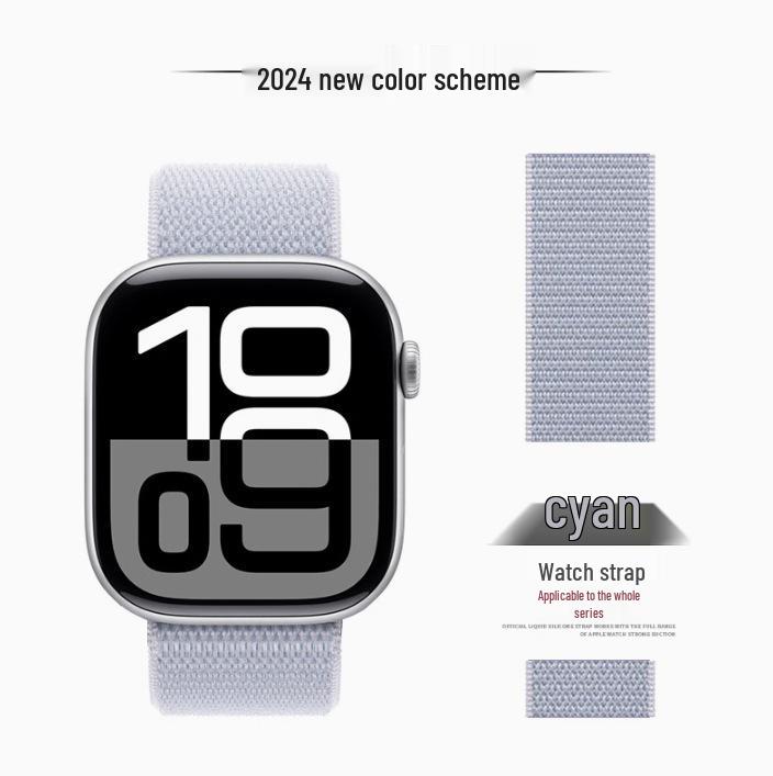 Nylon Braided Strap for Apple Watch Ultra, Series 9-4