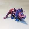Big Mouth 3D Printed Triceratops Candy Color 3D Articulated Dinosaur Toys  Landscaping Decoration