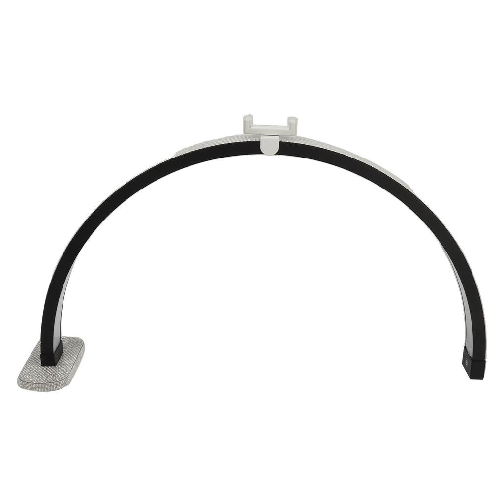 Half Moon Nail Desk Lamp 27 Inch 40W 2000LM 3200K to 5600K Adjustable Half Moon Beauty Light for