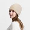 Stretch Knitted Winter Hat Solid Color Pullover Hat Neck Warmer  Outdoor Cycling Skiing