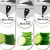 1pc, Kitchen Slicer, Stainless Steel Vegetable Slicer,Adjustable Thickness Food Mandoline Slicer for Potato Vegetable Onion,Multifunctional Vegetable