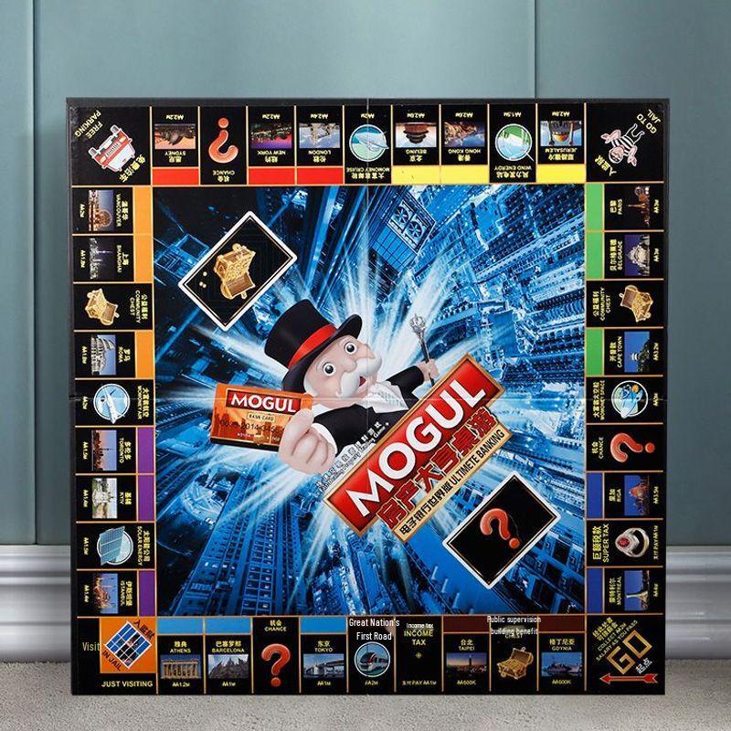 QiuQiao Luksusowa gra planszowa Monopoly