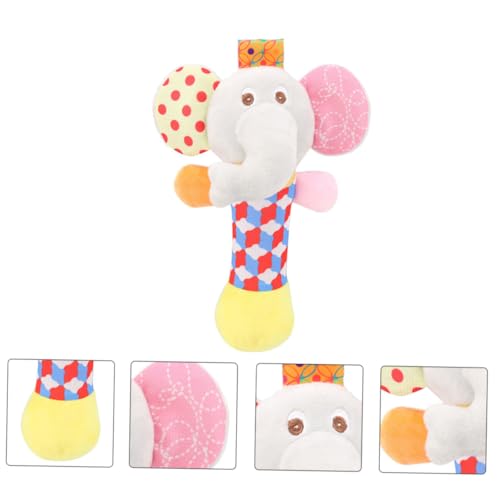 Sonajero para Bebé con Cascabeles, Juguete Calmante para Bebés, Juguete Sensorial de Aprendizaje Temprano para el Desarrollo de Niños Pequeños, Regalo para Recién Nacidos