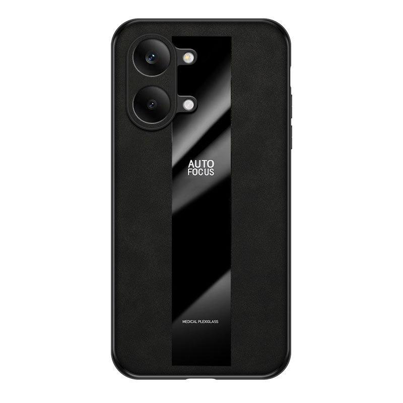 Sheepskin Leather Carbon Fiber Texture Pattern Case For Poco X8 ProMax F8 Ultra X/M/F 7 6 Pro Hypercar Design Protect Back Cover