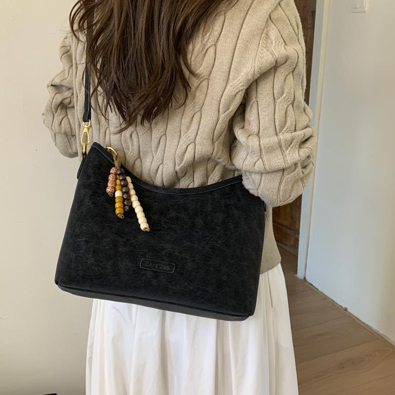 Retro handbag bag women's autumn and winter 2025 new niche design messenger bag casual one shoulder underarm dumpling bag