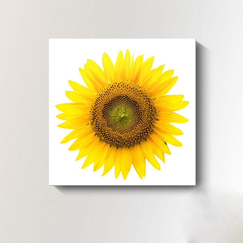Moderne Sonnenblumen-Leinwandmalerei, nordische Landschaft, HD-Bilder, Blumenplakate und -drucke, Wandkunst, Bilder, Wanddekoration, kein Rahmen
