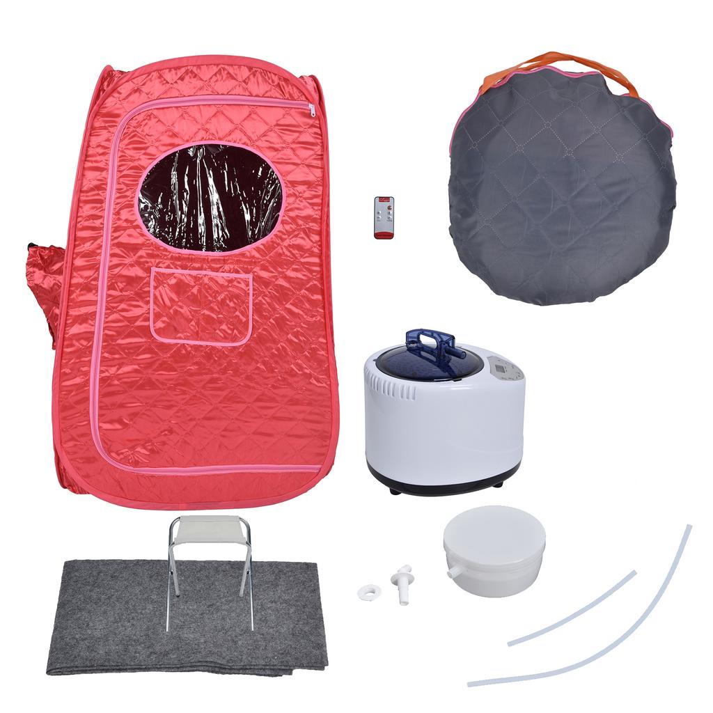 1000W Portable Steam Sauna Generator Tent Set 1?9 Gears Adjustable Sauna Steam MachineUS 110V