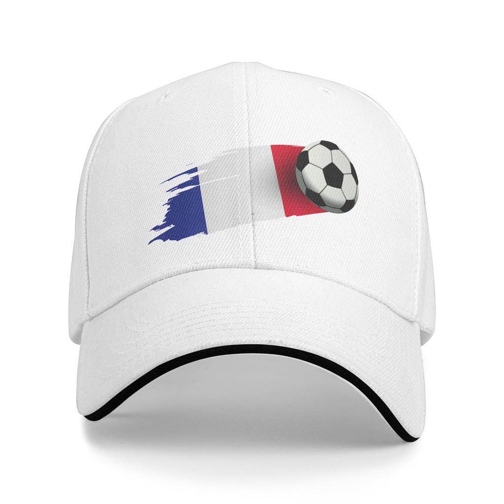 Unisexs Womens France Flag Soccer Ball Outdoor Hat  Trucker Baseball Caps Casual Baseball Cap Golf Hats