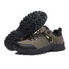 Hiking Shoes for Men Waterproof Outdoor Low-top Hiking Boots Leather Men's Trekking Shoes Walking Male Sneakers New Black 47
