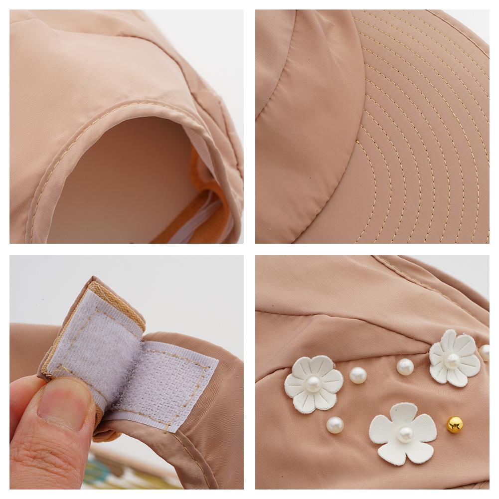 Women's Korean Style Fisherman Hat Foldable Sun Visor Cap for Outdoor Sports UV Protection Casual Bucket Hat Summer Sun Hat