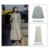 2024 New Waist Cinching Slimming Fashion V-Neck Camisole Dress for Women's Summer Temperament Dress, Spring Mid Length Skirt