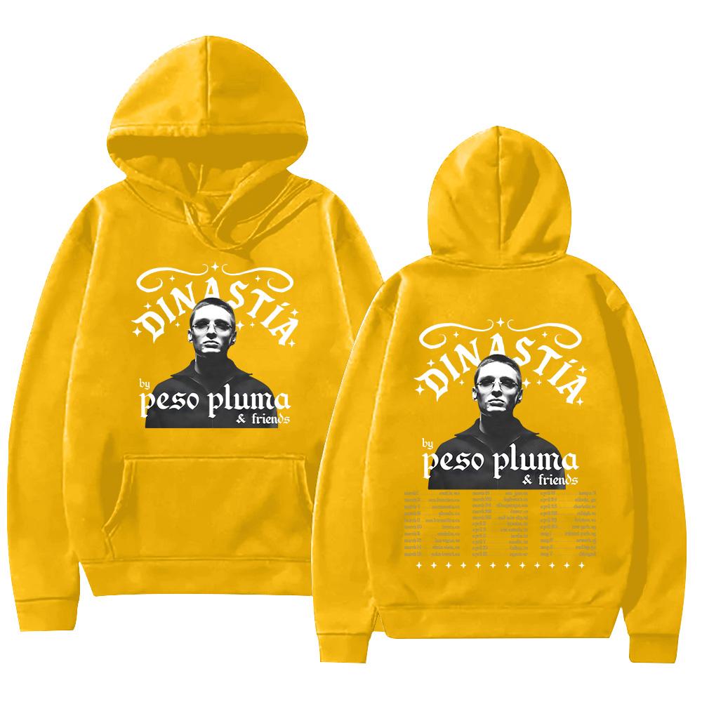Peso Pluma DINASTIA Tour 2026 Hoodies Men Woman Fashion Casual Hoody Sweatshirt Hip Hop Retro Harajuku Streetwear