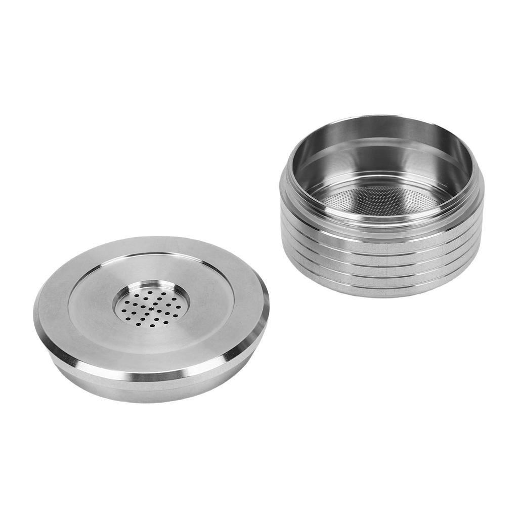 Refillable Coffee Capsule Spoon Brush Kit Fit for DELTA Q Coffee Machine Stainless Steel Reusable Coffee Pod Filter