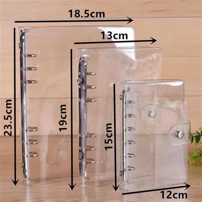 Clear A5/A6/A7 Binder Shell Notebook - Soft Cover Planner
