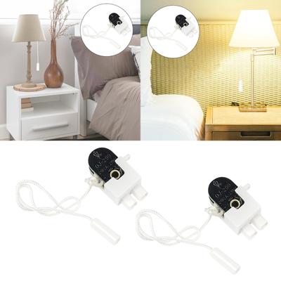 Practical 2pcs Pull Cord Switches Set Lightweight Pulll Chain Switches Set 250V 2A for Different Lighting Requirements