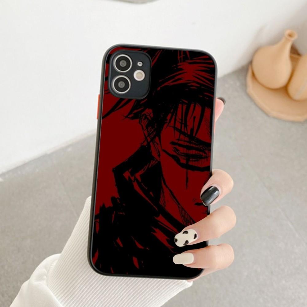 Choso J-Jujutsu-Kaisen Phone Case For IPhone 14 X XR XS 7 8 Plus 11 12 13 Pro MAX 13mini Matte Shockproof Case