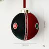 New Fabric Gem Christmas Tree Patchwork Ball Decoration Pendant