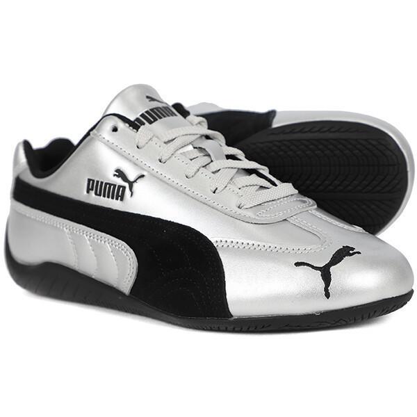 Puma Shoes Metallic Silver Black Rose Speedcat