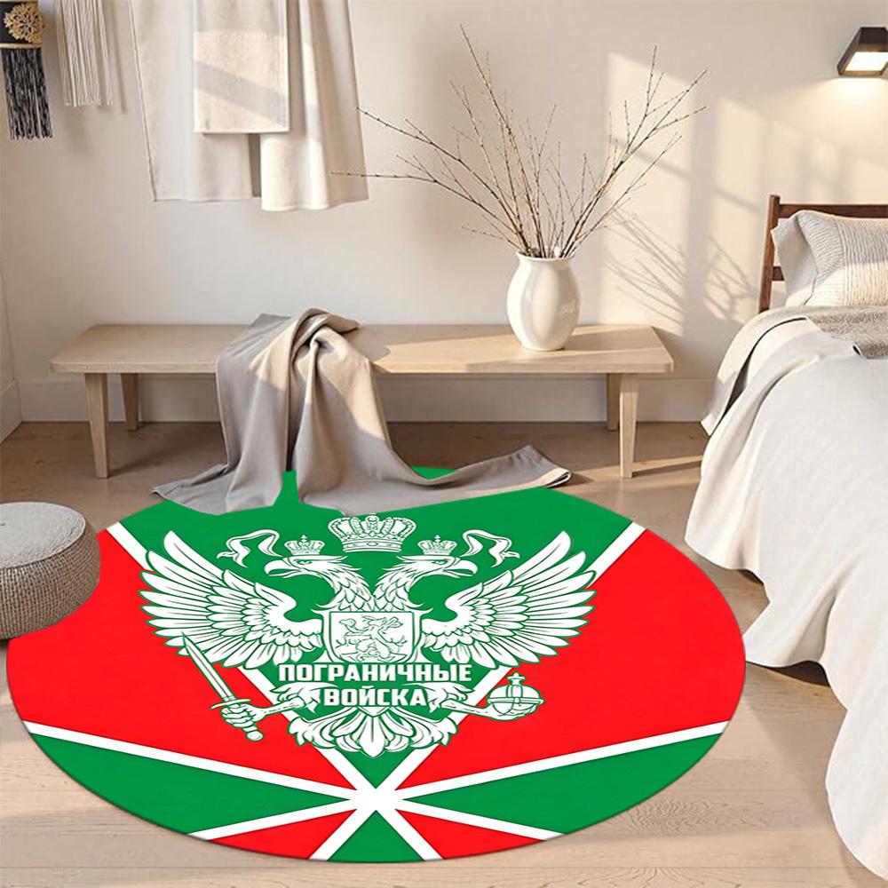 Eagle Round Office Rug Design for Game Room Dormitory Entryway Outdoor Antislip Round Carpet Decorate Offices Perfect Gift for Friends Family