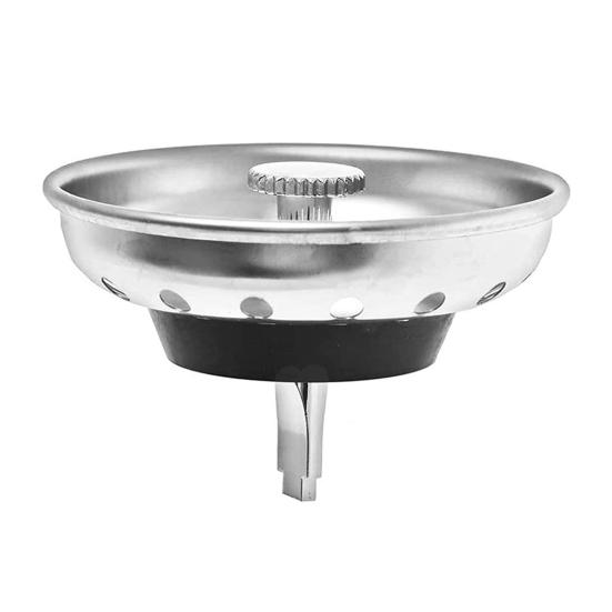 3-in-1 Kitchen Sink Drain Strainer - 304 Stainless Steel Pop-Up Stopper With Anti-Clog Basket
