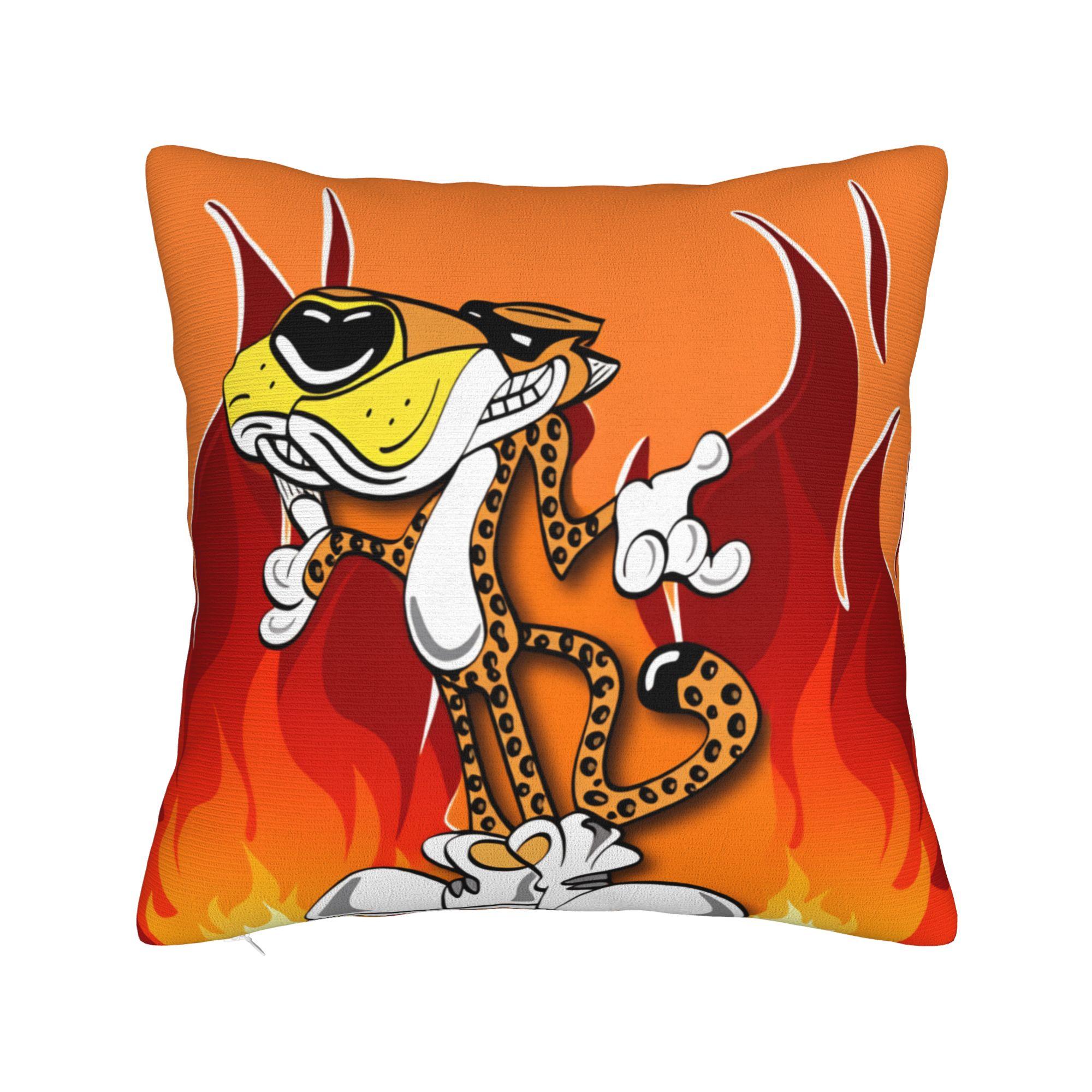 

Pillow Cover Food Print C-Cheetos Funny Pillow Case For Office Car Home Decor Pillowcases 12x12Inch