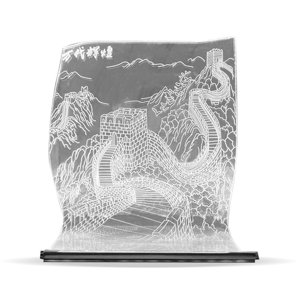 

Modern Curved Desk LED Lamp Ins Style Art Small Night Lamp for Study Room Office D