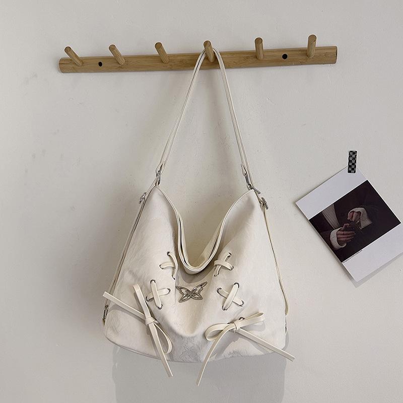 

Модна жіноча сумка великої місткості сумка сумка рюкзак подвійного призначення сумка складене плече подвійне плече приміський рюкзак через плече білий