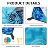 Blue turtle beach mat non-sand camping picnic mat outdoor floor mat nap mat floor