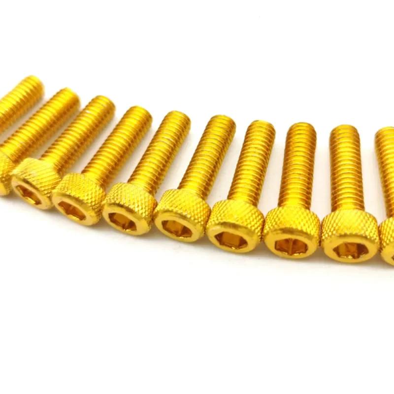 10Pcs Colorful Universal 6Mm Racing Motocross Component Kit Fairing Dirt Pit Bike Moto Fixing Nuts Bolts Auto Accessories Motorcycle Screw