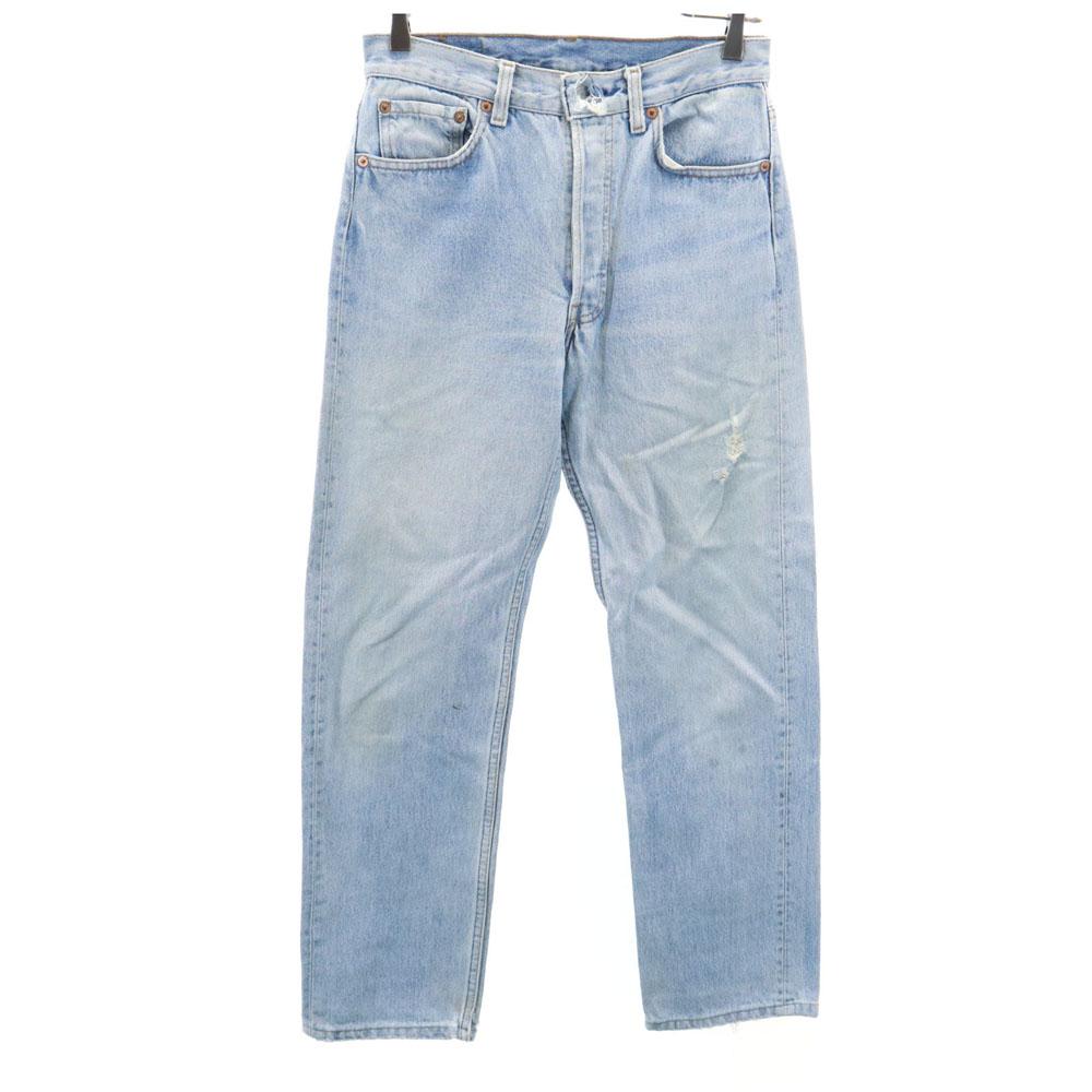 Levi's 90s Made in USA Denim pants W30 blue Jeans button fly Men's Used