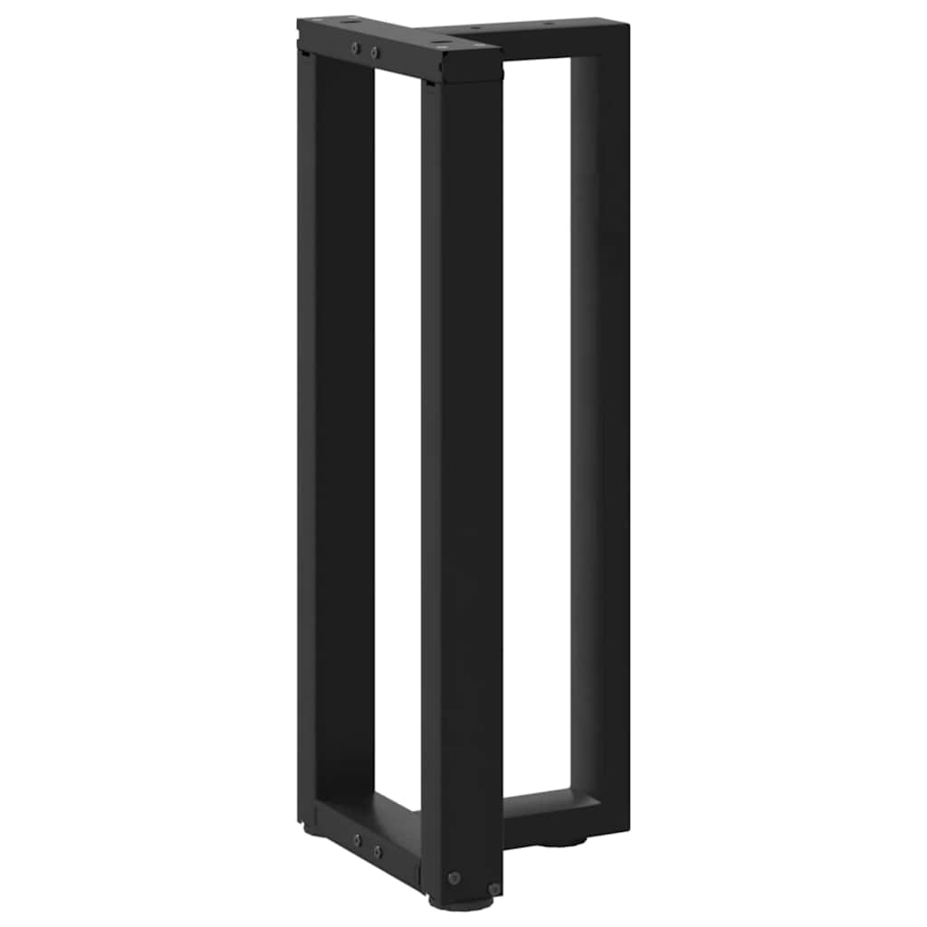 Vidaxl Nogi Do Stołu Konsolowego, 2 Pcs., Czarne, 25X28X(72-73) Cm