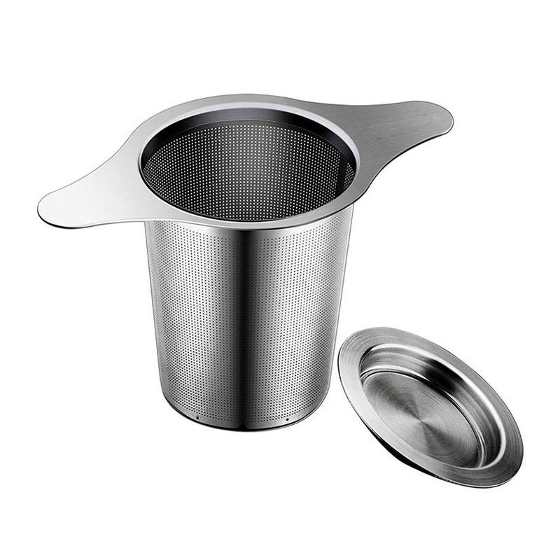 Tea Infuser With Handle , Stainless Steel Tea Diffuser Fine Mesh Filters , Hanging On Teapots Mugs To Steep Loose Tea