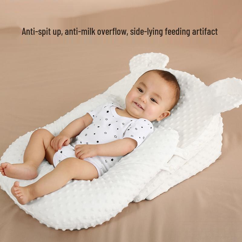 Anti-Regurgitation Baby Pillow: Newborn Feeding and Anti-Choking Support